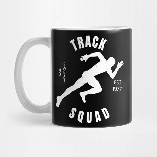 Mens Athletics Track Squad Athlete Gift by atomguy